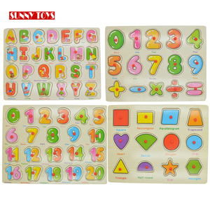 3d en bois jouet éducatif numéro animal fruits <span class=keywords><strong>l</strong></span>égumes <span class=keywords><strong>l</strong></span>'<span class=keywords><strong>alphabet</strong></span> <span class=keywords><strong>arabe</strong></span> main saisir puzzle en bois pour les tout-petits - Product Image 3