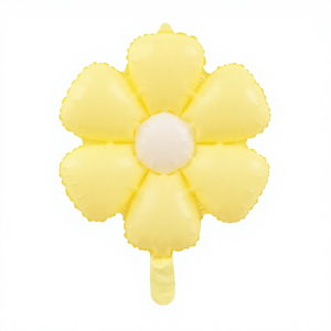 Balon Foil warna <span class=keywords><strong>Pastel</strong></span> baru, properti foto balon bunga matahari untuk ulang tahun anak bayi dan pesta liburan - Product Image 3