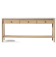 Nouvelle table à manger en bois massif de style américain