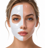 Masque facial en hydrogel au collagène bio, marque privée, pour raffermir et lifter, soin de nuit beauté, vente en gros