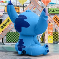 Personaje Inflable de la Película Stitch, Muñeco Inflable Publicitario Personalizado para Decoración de Parques de Atracciones