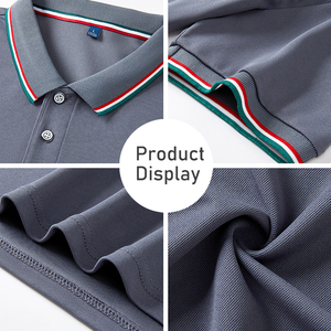 Men Organic 100 Percent Cotton Sports Golf <b>Polo</b> Collar T Shirt Design With Logo Black With <b>Orange</b> Made in Bangladesh <b>Polo</b> Shirt - Product Image 4