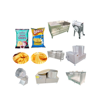 50kg 100kg 300kg Pringles chips de pomme de terre Snack ligne de machines de production et d'emballage de chips de pomme de terre Machine de fabrication de croustilles