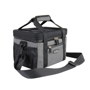Sac isotherme portable en PVC souple, personnalisé par l'usine, réutilisable, thermique, imperméable, durable, pour pique-nique en extérieur, avec bandoulière - Product Image 3
