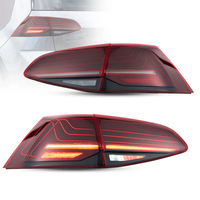 Nouveaux feux arrière LED laser VLAND pour Golf 7 MK7 MK7.5 Hatchback (Europe 2013-2019) 2015-2021, ABS, étanches, rouges, certifiés EMARK/DOT