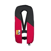 Gilet de sauvetage gonflable 150N, gilet de sauvetage réglable, gilet de sécurité pour sports nautiques, gilet de sauvetage gonflable manuel pour adulte