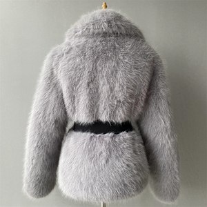 <span class=keywords><strong>Cappotto</strong></span> in Finta <span class=keywords><strong>Pelliccia</strong></span> <span class=keywords><strong>di</strong></span> <span class=keywords><strong>Visone</strong></span> Spesso e Caldo, Morbido ed Elegante, con Cintura, per Donna, Vendita all'Ingrosso - Product Image 6
