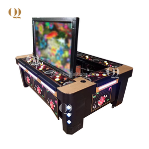 Qiqu Cá Sang Trọng Trò Chơi Bảng 8 Người Chơi 55/65 Inch Đồng Xu Hoạt Động Điện Tử Kim Loại Tủ Cho Đại Dương Vua Cá Hội Đồng Quản Trị - Product Image 3