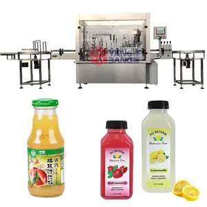 Малая линия по производству упаковки для розлива сока/машина для розлива и закупорки фруктовых соков в бутылки