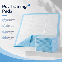 Almohadillas Absorbentes Desechables para Perros, con Núcleo de Pulpa Absorbente y Revestimiento Impermeable