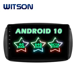 WITSON Android 11 передний бампер автомобиля радио мультимедиа для MERCEDES-BENZ SMART FORTWO C453 A453 W453 2015-2018 4G + 64G встроенный беспроводной CARPLAY