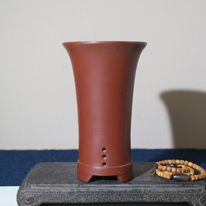 Maceta de Bonsái Hecha a Mano Zhu Ni Da Hong Pao, Maceta de Bonsái Clásica de Estilo Chino con Pintura en Arcilla - Product Image 4