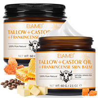 Crème Visage Anti-Âge Réparatrice et Hydratante Naturelle ELAIMEI à l'Huile de Ricin et au Baume de Frankincense (Marque Privée)