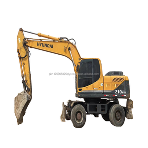 ขายดี!!! รถขุดล้อยางฮุนไดมือสอง R210W-9T R210W-9 R210W-9 21ตันรถขุดก่อสร้างสภาพดีมีในสต็อก - Product Image 1