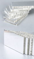 Panneaux en nid d'abeille en aluminium légers, résistants à la corrosion et à haute résistance pour le revêtement mural, le plafond, le remplissage de la structure des portes