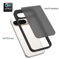 Coque de Téléphone Bouclier Argenté Respectueuse de la Peau pour Google Pixel 9 Pixel 9 Pro 9 Pro Xl, Étui Antichoc
