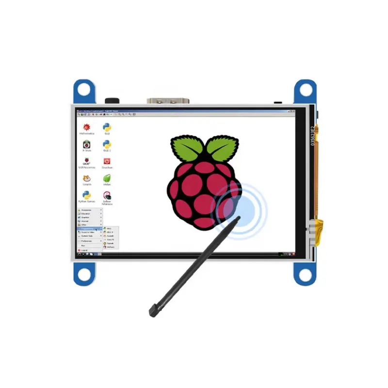 3.5 Inch Raspberry Pi Display HDMI Transmission LCD 320x480 Touch Screen USB Power Supply Computer Secondary Screen