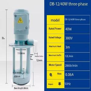 <span class=keywords><strong>Pompe</strong></span> de refroidissement <span class=keywords><strong>triphasée</strong></span> pour meuleuse de tour et <span class=keywords><strong>pompe</strong></span> de submersion forcée de moulin DB-12 40W 380V - Product Image 6