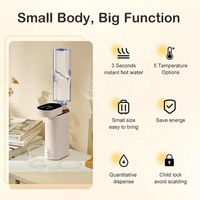 Mini distributeur d'eau pour bébé, pompe automatique pour les voyages, outil de préparation du thé sur le bureau à température constante, nouveauté