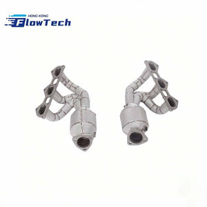 ท่อร่วมไอเสีย FlowTech High Flow Equal Length ผลิตจากสแตนเลส T304 สำหรับ Porsche 718 GT4 4.0L - Product Image 1