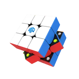 Gan 356M lite tanpa GES magnetik 3x3 kualitas baik plastik ajaib kubus teka-teki 3 by 3 mainan edukasi cerdas