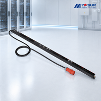 PDU de Rack de Reino Unido con Salidas Densas y Medidas, PDU de Rack Medido para Centros de Datos Financieros, Suministro de Energía para Matrices de Almacenamiento, Suministro a Granel a Nivel Mundial