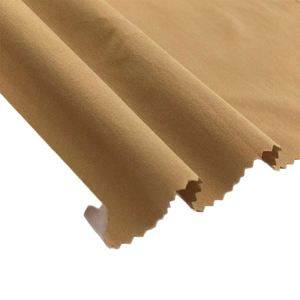 Tissu Brocart 40S Uni Teint Soie Froide Coton Respirant Résistant à l'Abrasion Poids Moyen Manteau Tendance pour Filles et Garçons - Product Image 4