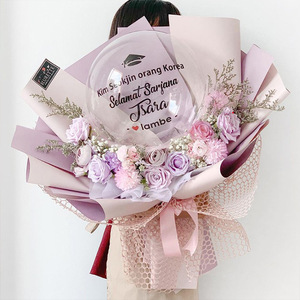 Ouya Matériel de <span class=keywords><strong>fleuriste</strong></span> DIY Papier parchemin bicolore pour emballage de bouquets, imperméable d'un seul côté, vente en gros, attaches florales pour cadeaux - Product Image 4