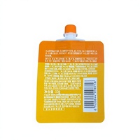 Mini sac en plastique avec bec verseur de 10 ml, impression de logo personnalisée, sac debout pour crème solaire, huile, liquide, eau, gel douche, cosmétiques
