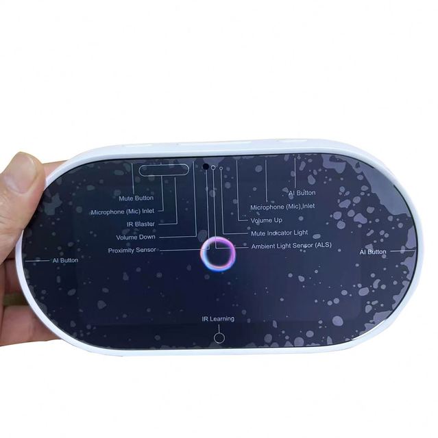Multifunctional Tuya 5in Touch Screen Smart Console, AI Voice Control, WiFi IR BLE Zigbee Mesh Household Central Hub