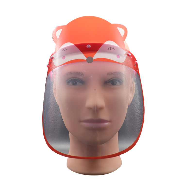 Детский защитный чехол для лица с мультяшными очками пластиковый козырек Регулируемый дышащий удобный и безопасный Чехол для лица