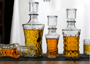 Carafe à vin en cristal transparent carrée personnalisée de 920 ml, bouteille en verre de 32 oz, ensemble de carafe à liqueur, spiritueux, <span class=keywords><strong>whisky</strong></span> - Product Image 5