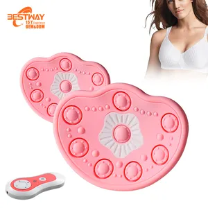 Premium Heizung Vibration Nude-Brust-Massage Laktation Silikon Electronic Enhancer Brust vergrößerung massage gerät