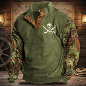 Sweat-shirts pour hommes à col montant, imprimé animal, en crochet, délavés, coupe ample, printemps-automne, vente chaude, loisirs et sport en extérieur - Product Image 4