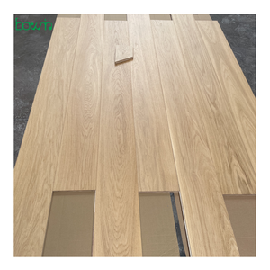 Suelo de Madera Maciza de Roble Blanco de Alta Calidad, 1900x190x14mm, Natural, con Acabado UV, Cepillado, de Tablas Anchas - Product Image 1