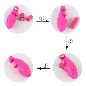 Juguetes sexuales TPE para hombres, vibrador de dedo, manga de punto G, juego previo para huevo y anillo vibrador, dedo de masaje para un placer mejorado - Product Image 6