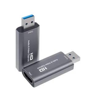 USB 2.0 1080P Mendukung Input 4K AV Video Hd Ke Usb Capture Kartu Video