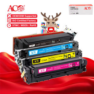 ACO-cartucho de tóner CF540A CF541A CF542A CF543A CF54 203A, Color, Compatible con HP M254dw <span class=keywords><strong>M254nw</strong></span> M280nw M281fdn M281fdw - Product Image 1