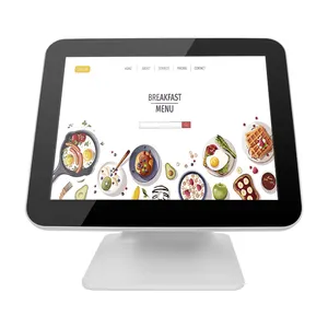 2024 New Model POS System With Dual Screen POS Terminal Touch Screen 15 Inch Windows All-in-one POS Hardware White