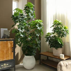 Planta Artificial de 120 cm, Simulación de Planta Verde, Decoración para Sala de Estar, Centro Comercial, Ventana, Paisajismo, Bonsái - Product Image 5