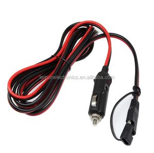 2 핀 SAE 커넥터 케이블 12V-36V 2 코어 5A-30A 수 플러그 담배 라이터 SAE 연장 케이블에 자동차 담배 어댑터 - Product Image 3