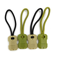 Boucle de corde en plastique kaki vert militaire pour sacs à dos et vêtements de sport de plein air prix de gros