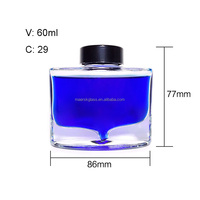 Encreur en verre vintage 15ml 20ml 60ml avec porte-stylo et plume à tremper, design élégant style ancien monde