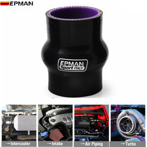 Tuyau en silicone EPMAN, tuyau d'<span class=keywords><strong>intercooler</strong></span> droit HUMP, tuyau de couplage droit turbo, tuyau de radiateur en caoutchouc pour Civic VW MK7 EP-SSTF - Product Image 4