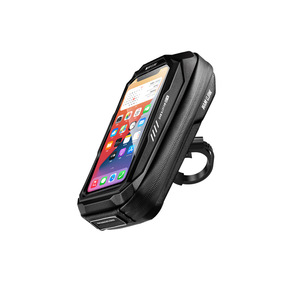 Wildman X3 Pochette <span class=keywords><strong>de</strong></span> guidon <span class=keywords><strong>de</strong></span> vélo durable <span class=keywords><strong>pour</strong></span> téléphone portable, étanche, écran tactile, sac <span class=keywords><strong>de</strong></span> vélo avec matériau TPU et EVA <span class=keywords><strong>pour</strong></span> vélo <span class=keywords><strong>de</strong></span> <span class=keywords><strong>route</strong></span> - Product Image 5