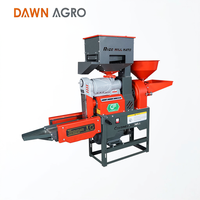 Machine de traitement du riz automatique DAWN AGRO avec fonction de broyage de céréales (maïs) pour les entreprises agricoles – Moulin à riz électrique