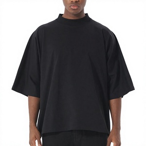 Camiseta Lisa Blanca Oversize para Hombre, Cuello Redondo, Estilo Urbano, Talla Grande - Product Image 4