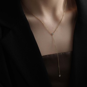 FUAMAY Collier Ras-du-Cou Tendance et Simple en Argent Sterling 925 avec Oxyde de Zirconium Solitaire - Product Image 4