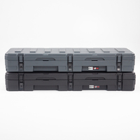 Valise de transport 83L personnalisable en polyester LLDPE dur Valise à outils à roulettes en plastique rotomoulé avec support OEM