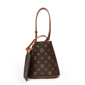 Sac seau vintage haut de gamme pour femme, style western, luxe léger, en polyester avec fermeture éclair en PU, portable - Product Image 3